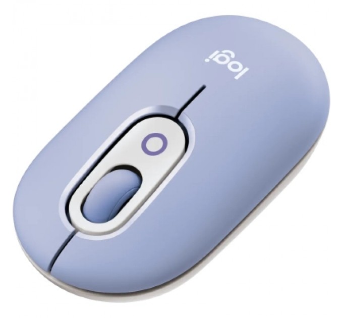Logitech Мишка Logitech POP Mouse With Emoji Bluetooth Lilac (910-007414)
