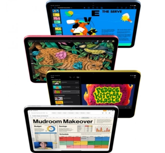 Apple Планшет Apple iPad 10.9" 2024 Wi-Fi + Cellular 256GB Silver (MCMN4NF/A)