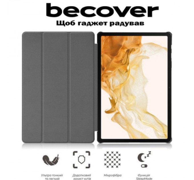 BeCover Чохол до планшета BeCover Smart Case Samsung Galaxy Tab S10 Plus (SM-X820/SM-X826) 12.4" Black (712232)