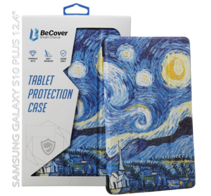 BeCover Чохол до планшета BeCover Smart Case Samsung Galaxy Tab S10 Plus (SM-X820/SM-X826) 12.4" Night (712245)