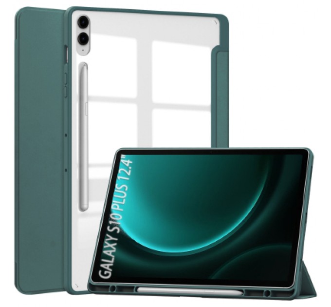 BeCover Чохол до планшета BeCover Soft Edge Samsung Galaxy Tab S10 Plus (SM-X820/SM-X826) 12.4" Dark Green (712254)