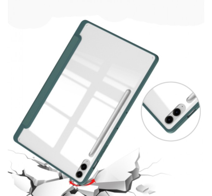 BeCover Чохол до планшета BeCover Soft Edge Samsung Galaxy Tab S10 Plus (SM-X820/SM-X826) 12.4" Dark Green (712254)