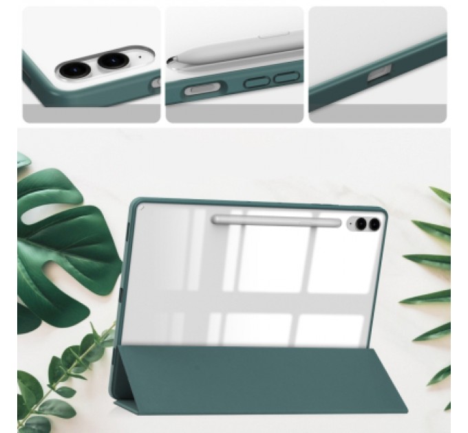 BeCover Чохол до планшета BeCover Soft Edge Samsung Galaxy Tab S10 Plus (SM-X820/SM-X826) 12.4" Dark Green (712254)