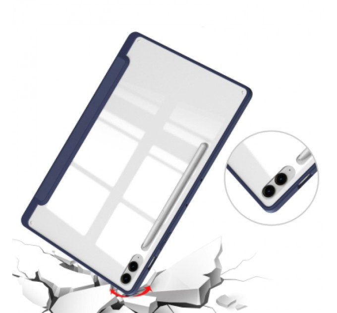 BeCover Чохол до планшета BeCover Soft Edge Samsung Galaxy Tab S10 Plus (SM-X820/SM-X826) 12.4" Deep Blue (712253)