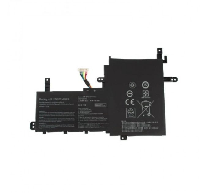 AlSoft Акумулятор до ноутбука Asus X531 B31N1842, 3550mAh (42Wh), 3cell, 11.52V, Li-Pol AlSoft (A47989)