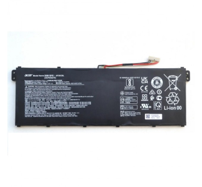 Acer Акумулятор до ноутбука Acer AP20CBL Swift SF314, 4950mAh (53Wh), 3cell, 11.55V, Li-ion (A47980)