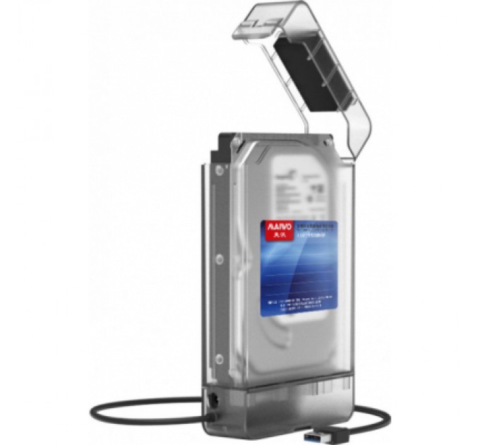 Maiwo Кишеня зовнішня Maiwo K104A USB 3.0 - SATA III, с блоком питания 12В/2А (K10435)