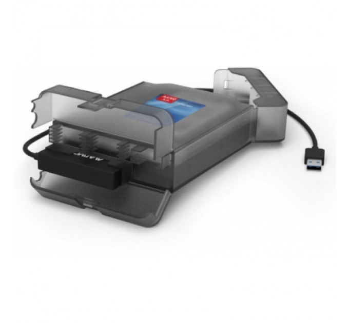 Maiwo Кишеня зовнішня Maiwo K104A USB 3.0 - SATA III, с блоком питания 12В/2А (K10435)