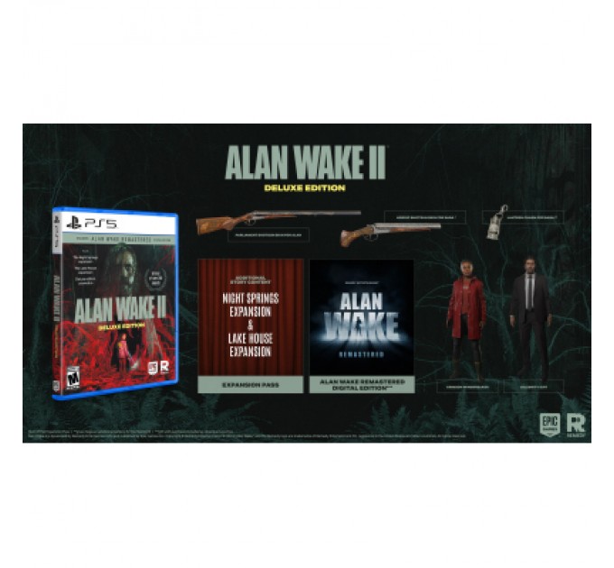 Sony Гра Sony Alan Wake 2 Deluxe Edition, BD диск (5056635609427)