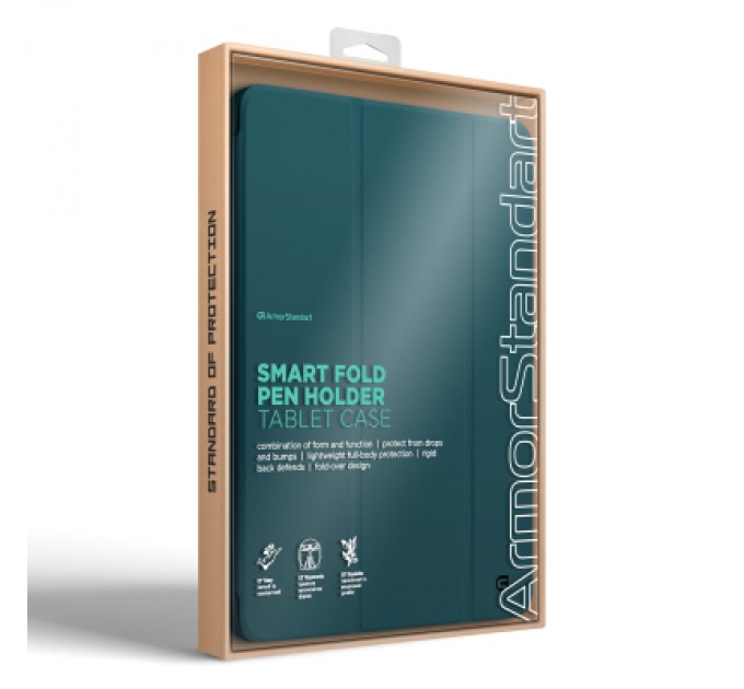 Armorstandart Чохол до планшета Armorstandart Smart Fold Pen Apple iPad Air 11 (2024) Pine Green (ARM78120)