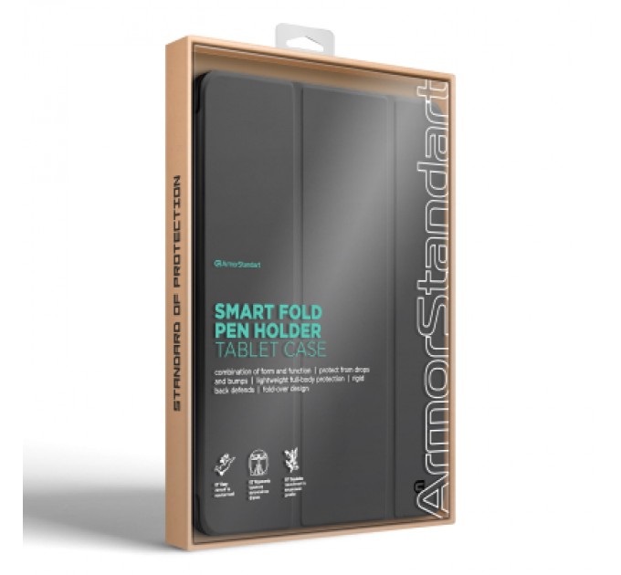 Armorstandart Чохол до планшета Armorstandart Smart Fold Pen Apple iPad Pro 11 (2024) Dark Grey (ARM78125)