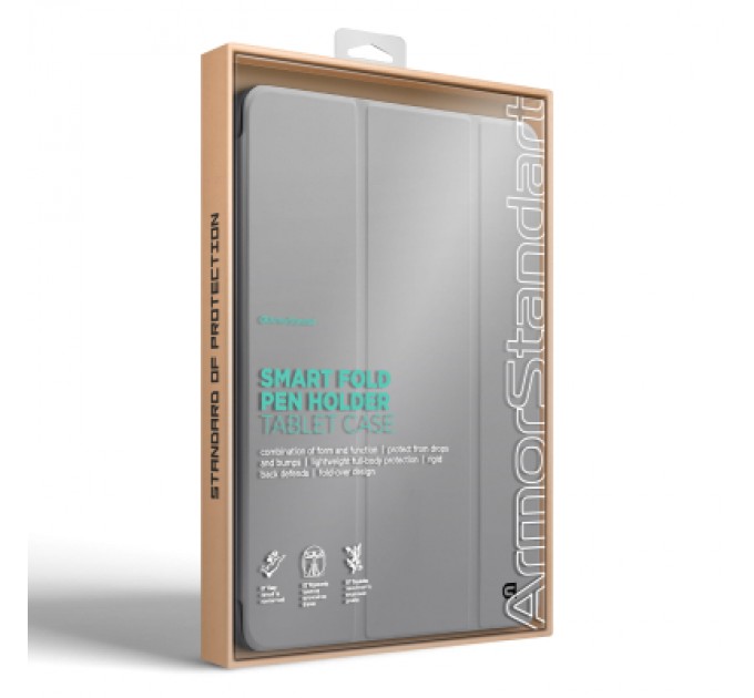 Armorstandart Чохол до планшета Armorstandart Smart Fold Pen Apple iPad Pro 11 (2024) Light Grey (ARM78132)