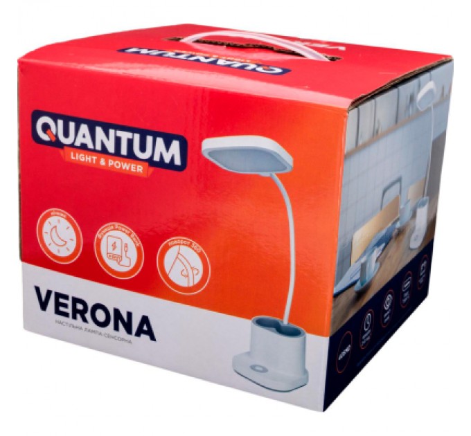Quantum Настільна лампа Quantum VERONA LED з Power Bank (QM-TL1062)