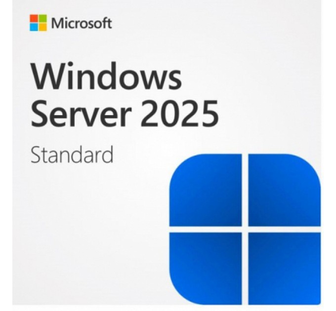 Microsoft ПЗ для сервера Microsoft Windows Server 2025 Standard - 2 Core License Pack 1 Year Subscription, Commercial, Annual (DG7GMGF0PWHC_0004_P1Y_A)