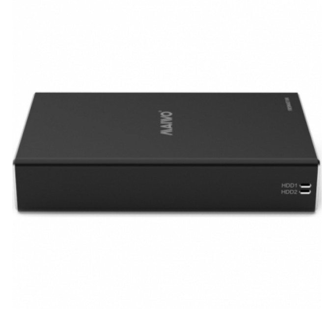 Maiwo Кишеня зовнішня Maiwo 2*HDD 2.5" SATA/SSD up to 9.5mm USB3.1 GEN2 Type-C, RAID 0,1 (K25272C)