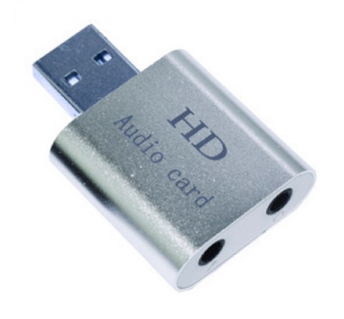 Dynamode Звукова плата Dynamode USB-SOUND7-ALU silver