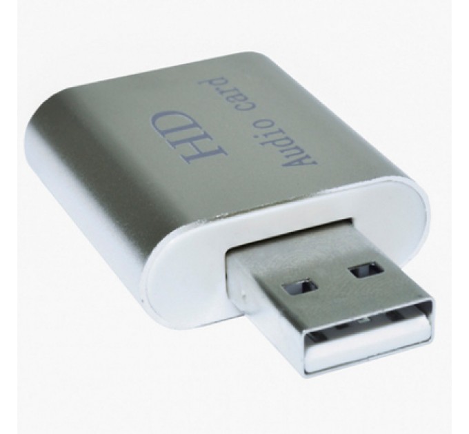 Dynamode Звукова плата Dynamode USB-SOUND7-ALU silver