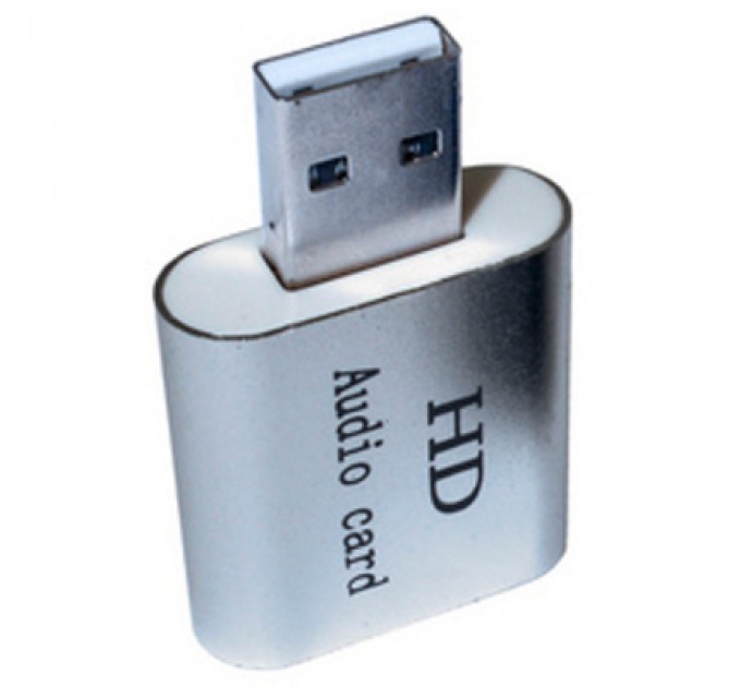 Dynamode Звукова плата Dynamode USB-SOUND7-ALU silver