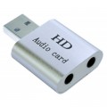 Dynamode Звукова плата Dynamode USB-SOUND7-ALU silver