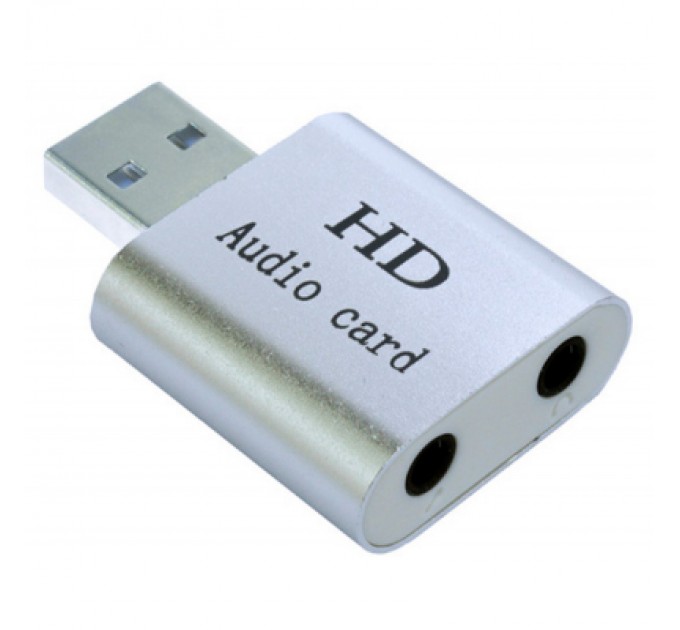 Dynamode Звукова плата Dynamode USB-SOUND7-ALU silver