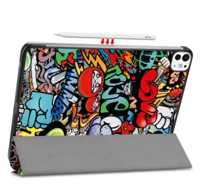 BeCover Чохол до планшета BeCover Smart Case Apple iPad Pro 11" M4 2024 Graffiti (711637)