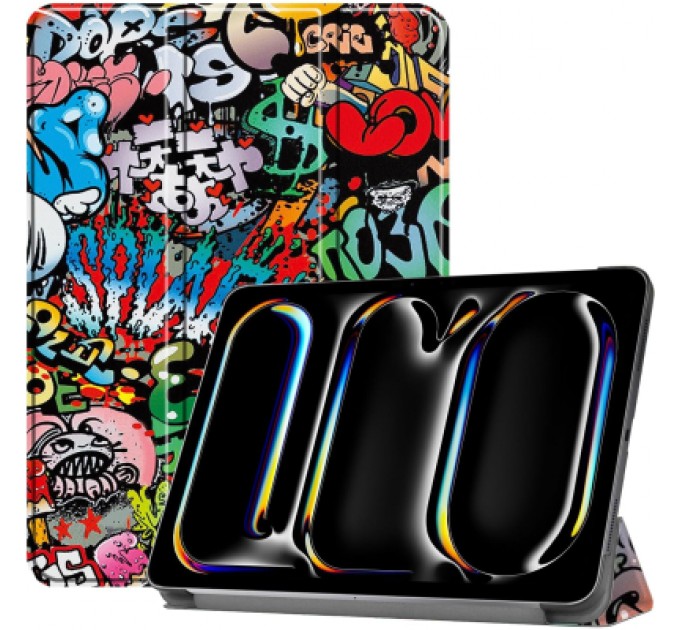 BeCover Чохол до планшета BeCover Smart Case Apple iPad Pro 11" M4 2024 Graffiti (711637)
