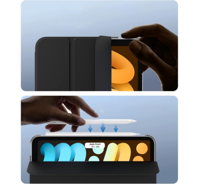 BeCover Чохол до планшета BeCover Tri Fold Hard Apple iPad Mini 7 2024 Black (712450)