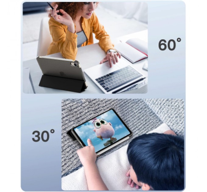 BeCover Чохол до планшета BeCover Tri Fold Hard Apple iPad Mini 7 2024 Black (712450)