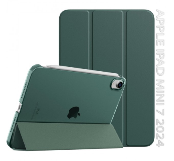 BeCover Чохол до планшета BeCover Tri Fold Hard Apple iPad Mini 7 2024 Dark Green (712451)