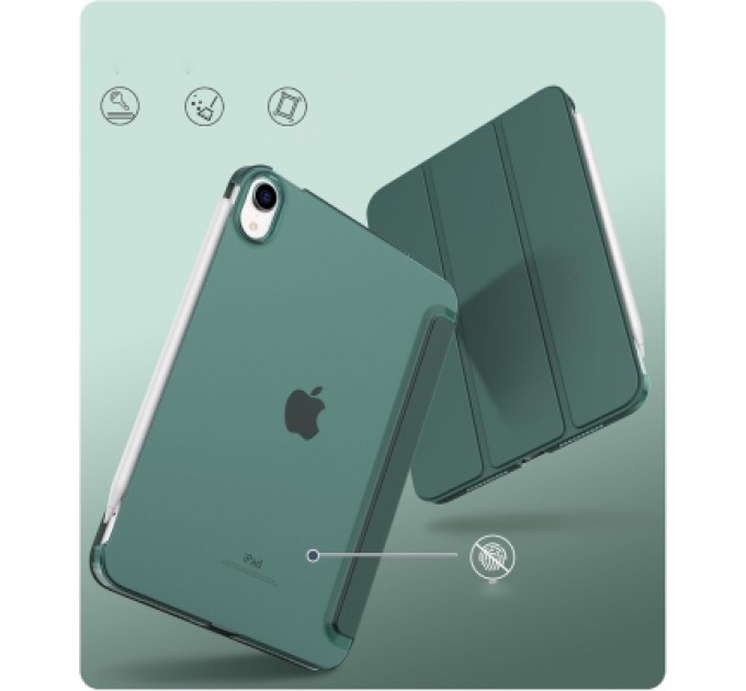 BeCover Чохол до планшета BeCover Tri Fold Hard Apple iPad Mini 7 2024 Dark Green (712451)