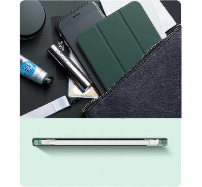 BeCover Чохол до планшета BeCover Tri Fold Hard Apple iPad Mini 7 2024 Dark Green (712451)