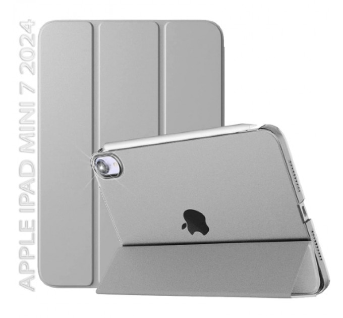 BeCover Чохол до планшета BeCover Tri Fold Hard Apple iPad Mini 7 2024 Gray (712452)