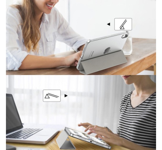 BeCover Чохол до планшета BeCover Tri Fold Hard Apple iPad Mini 7 2024 Gray (712452)