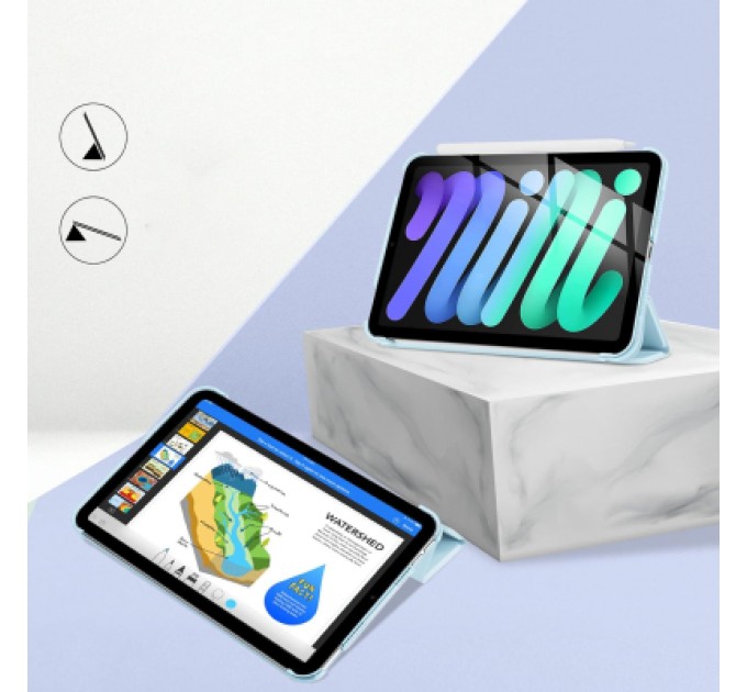 BeCover Чохол до планшета BeCover Tri Fold Hard Apple iPad Mini 7 2024 Light Blue (712453)