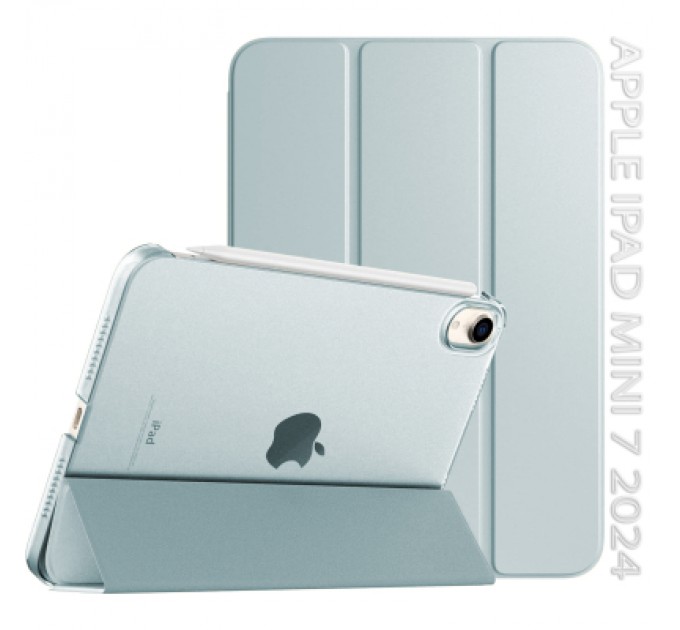 BeCover Чохол до планшета BeCover Tri Fold Hard Apple iPad Mini 7 2024 Light Blue (712453)