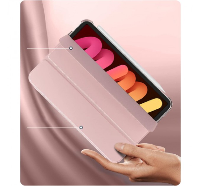 BeCover Чохол до планшета BeCover Tri Fold Hard Apple iPad Mini 7 2024 Pink (712454)