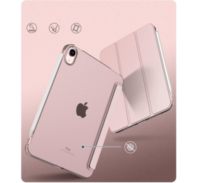 BeCover Чохол до планшета BeCover Tri Fold Hard Apple iPad Mini 7 2024 Pink (712454)