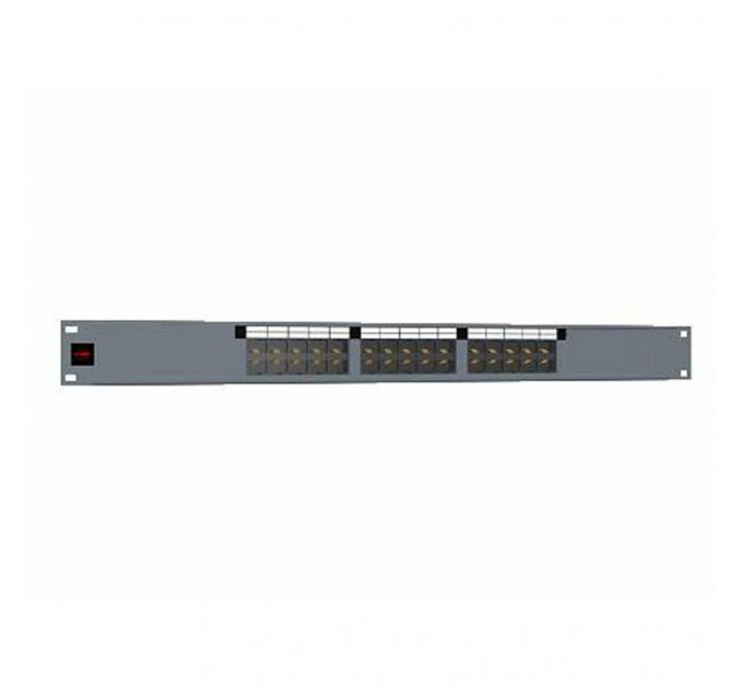 Molex Патч-панель 19", 1U 30xRJ45, кат.3, UTP Molex (PID-00145-30P)
