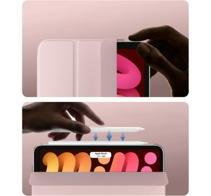 BeCover Чохол до планшета BeCover Tri Fold Hard Apple iPad Mini 7 2024 Pink (712454)