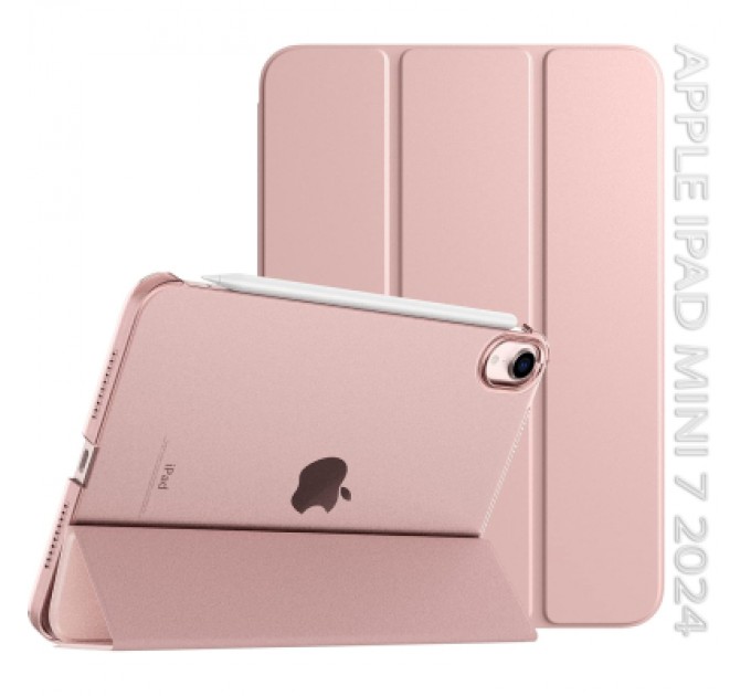 BeCover Чохол до планшета BeCover Tri Fold Hard Apple iPad Mini 7 2024 Rose Gold (712456)