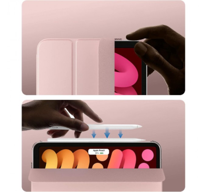 BeCover Чохол до планшета BeCover Tri Fold Hard Apple iPad Mini 7 2024 Rose Gold (712456)