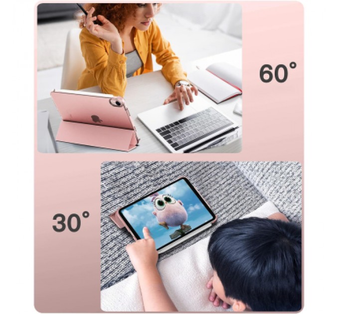 BeCover Чохол до планшета BeCover Tri Fold Hard Apple iPad Mini 7 2024 Rose Gold (712456)