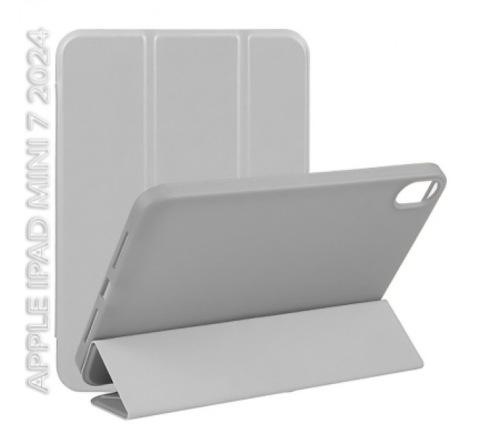 BeCover Чохол до планшета BeCover Tri Fold Hard TPU Apple iPad Mini 7 2024 Gray (712446)