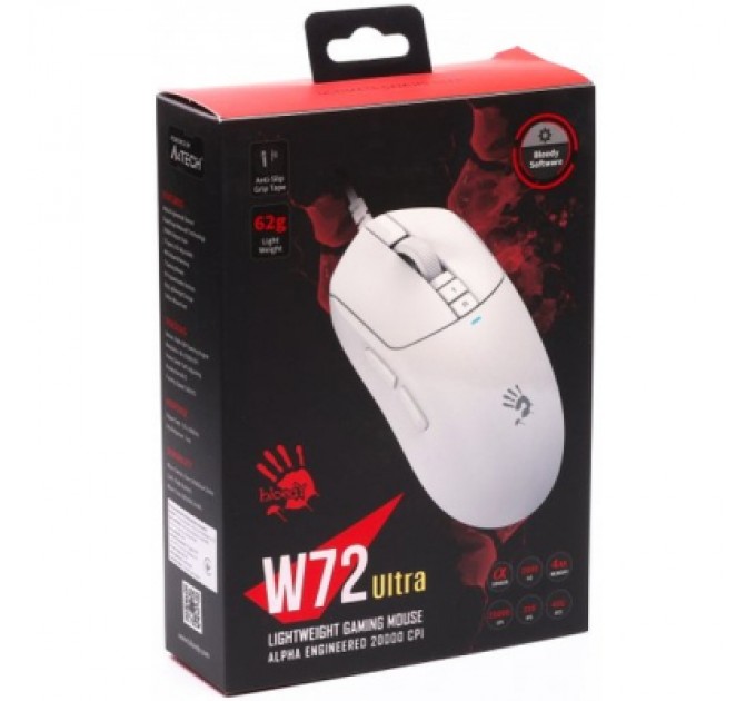 A4Tech Мишка A4Tech Bloody W72 Ultra USB White (4711421001298)