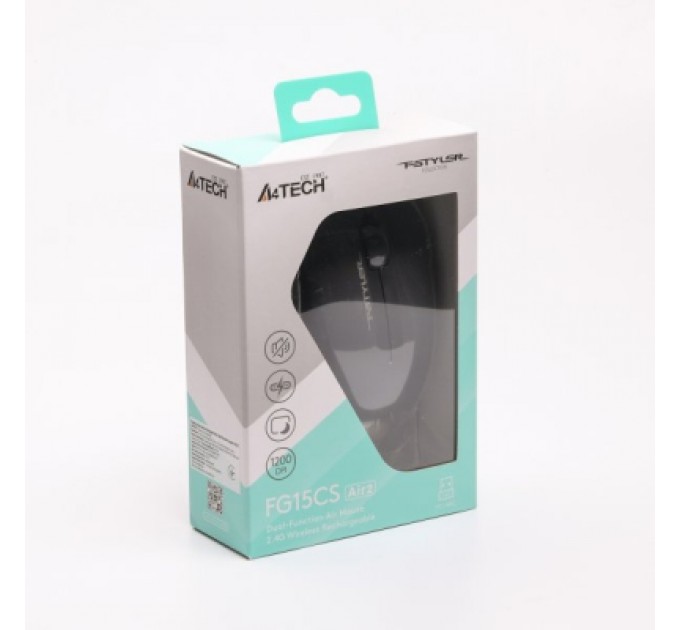 A4Tech Мишка A4Tech FG15CS Air2 Wireless Grey (4711421001229)