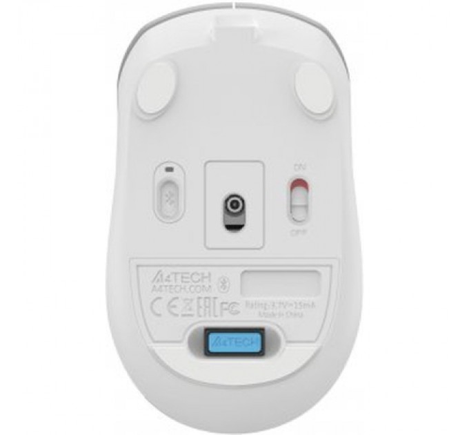 A4Tech Мишка A4Tech FB26CS Air2 Bluetooth/Wireless Icy White (4711421999168)