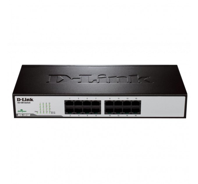 D-Link Комутатор мережевий D-Link DES-1016D/H1A