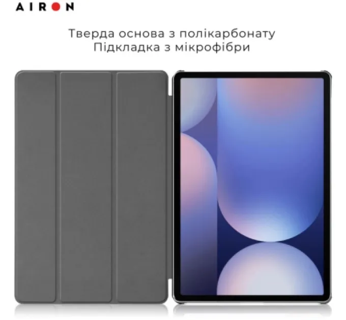 AirOn Чохол до планшета AirOn Premium Samsung Galaxy tab S10 Plus 12.4 2024 + film Black (4822356758483)