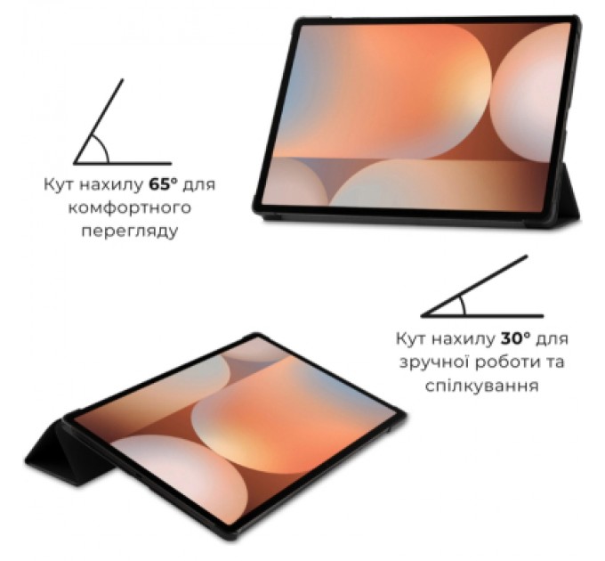 AirOn Чохол до планшета AirOn Premium Samsung Galaxy tab S10 Ultra 14.6 2024 + film Black (4822356758484)