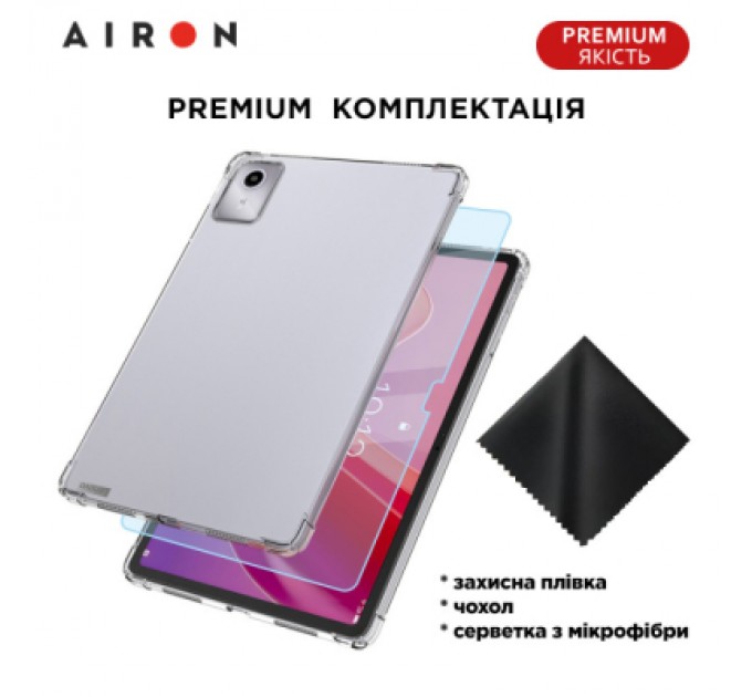 AirOn Чохол до планшета AirOn EVA Lenovo Tab M11 2024 / Xiaoxin Pad 2024 transparent (4822352781139)